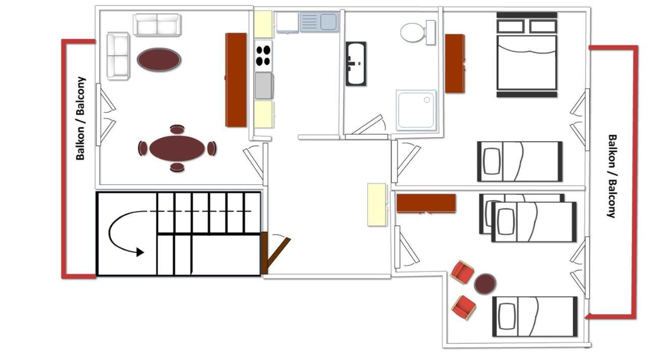 Ferienwohnung Laserer Gosau Luaran gambar